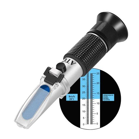 refractometer scale reading wine|refractometer for wine making.